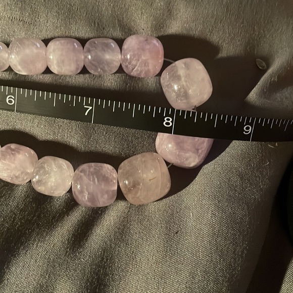 Misty Lilac Quartz Graduated Bead Necklace by Jay King - Picture 11 of 12